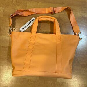 STONEY CLOVER LANE Classic Mini Tote Bag in Peach. NWT